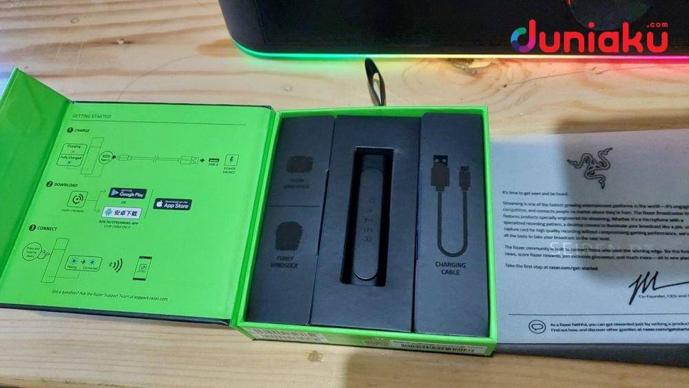 Razer Seiren BT. duniaku.com/Adhitya Daniel