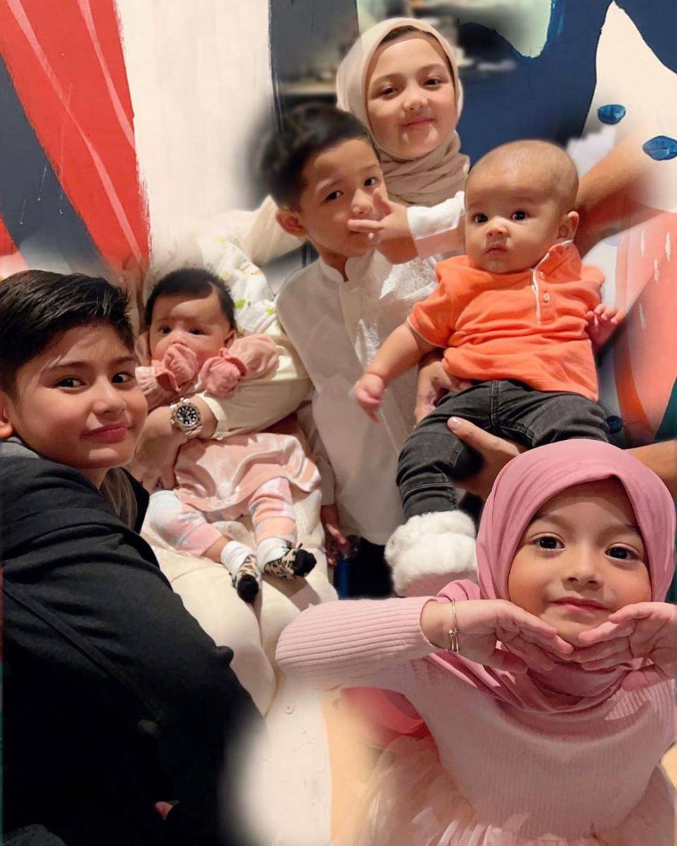 Potret imut Queen Eijaz saat berhijab (instagram.com/fairuzarafiq)
