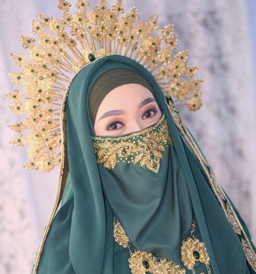 Pengantin wanita. (Instagram.com/tienkhadijah.mua).