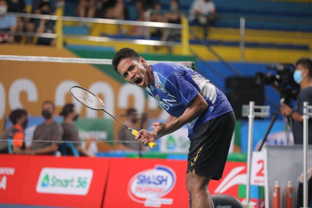 Tunggal Putra Chico Aura Dwi Wardoyo di Kejuaraan Bulu Tangkis Asia 2022 (dok.PP PBSI)