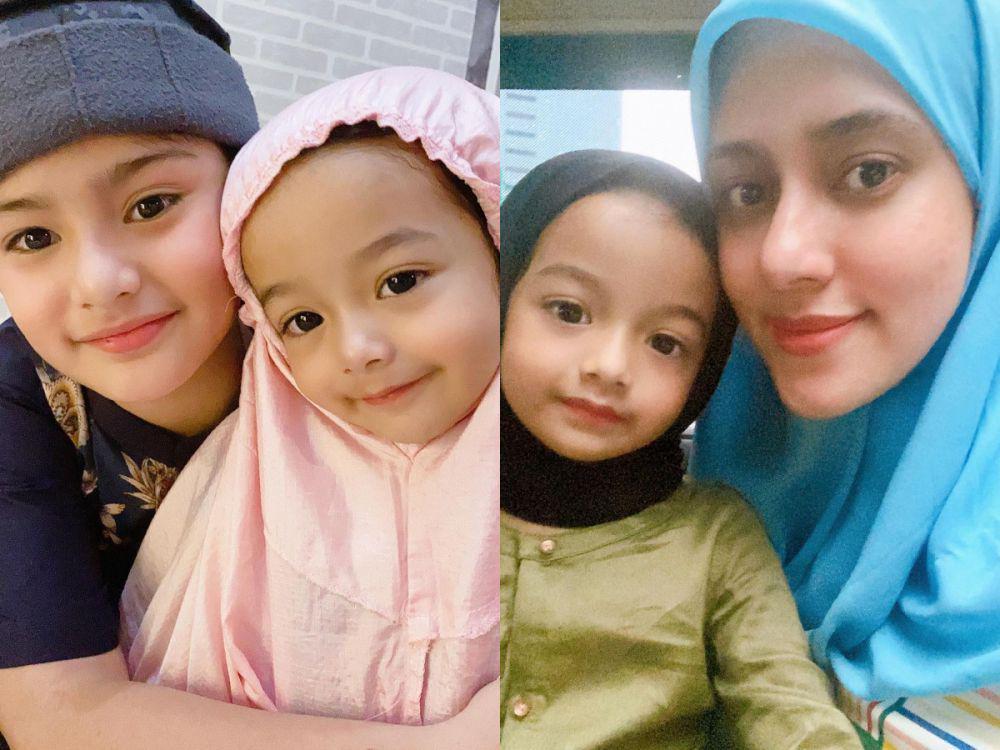 10 Potret Imut Queen Eijaz Anak Fairuz dan Sonny saat Berhijab