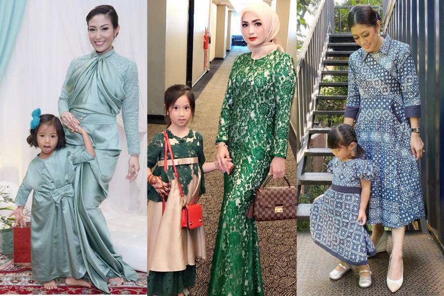 ide baju kondangan untuk ibu dan anak perempuan (instagram.com/mrsayudewi | instagram.com/imelpc | instagram.com/ruby_26)