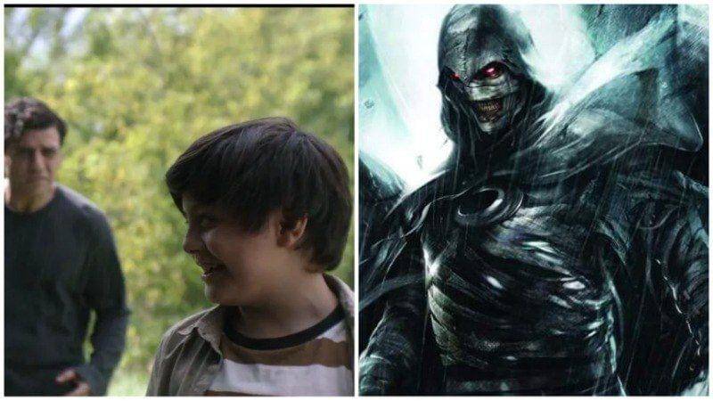 Randall Spector dan Shadowknight. (Dok. Marvel Studio/Moon Knight, dok. Marvel Comics)