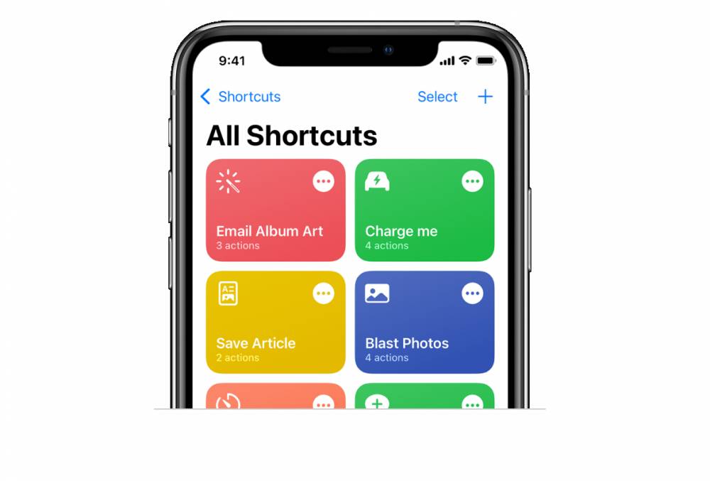 ilustrasi aplikasi Shortcut (support.apple.com)