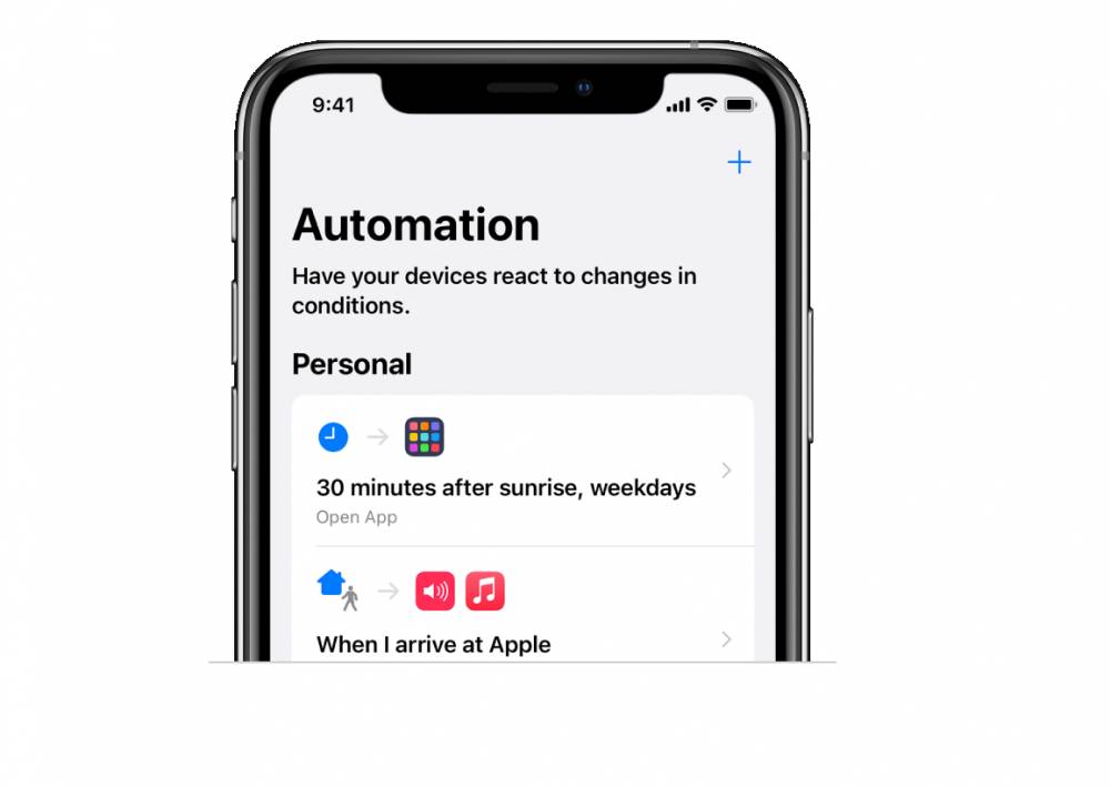 ilustrasi Automation iPhone (support.apple.com)