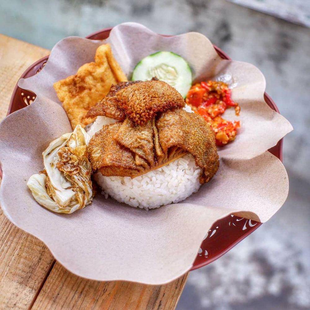 Sepiring nasi babat Kang Reza yang menggiurkan (instagram.com/sego_babatkangreza)