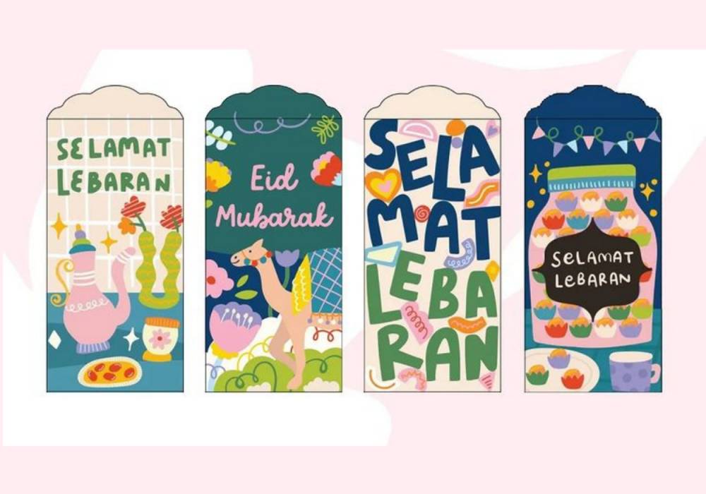 Illustrasi angpau lebaran (instagram.com/kartikaparamita)