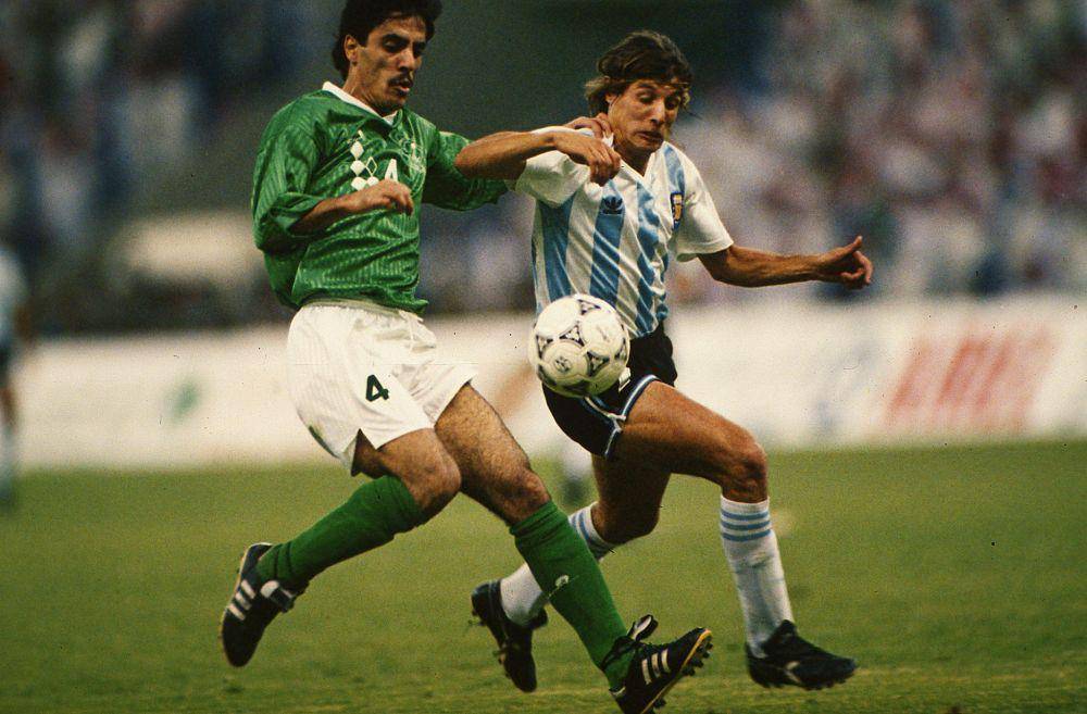 Argentina melawan Arab Saudi di final Piala Raja Fahd 1992. (twitter.com/fifacom)