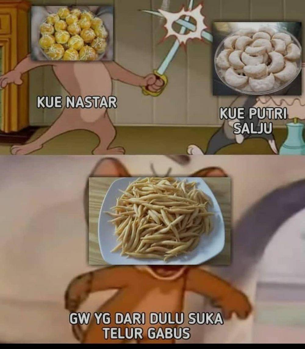 meme kasta kue Lebaran (instagram.com/recehtapiviral)