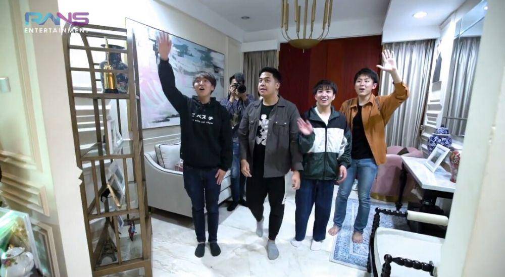 potret Waseda Boys berkunjung ke rumah Raffi Ahmad (youtube.com/Rans Entertainment)