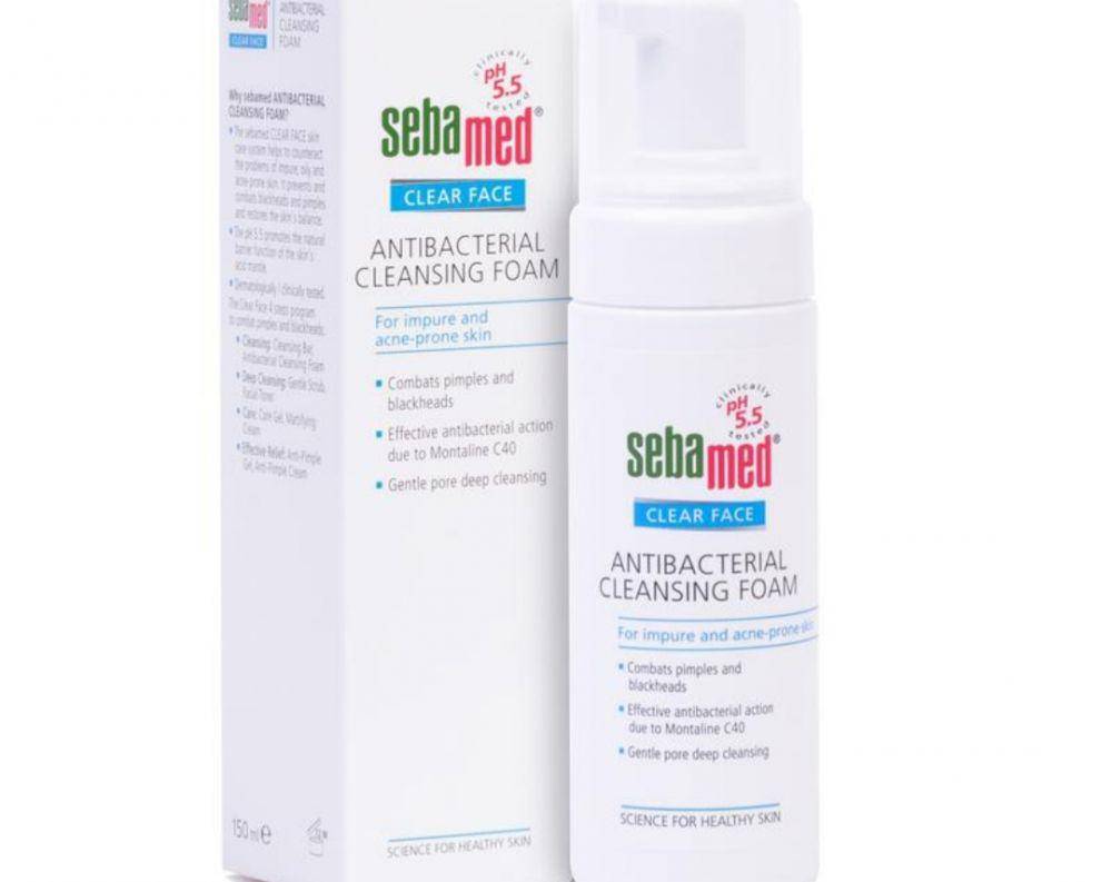 Sebamed Antibacterial Cleansing Foam (shopee.co.id/bodycareindo)