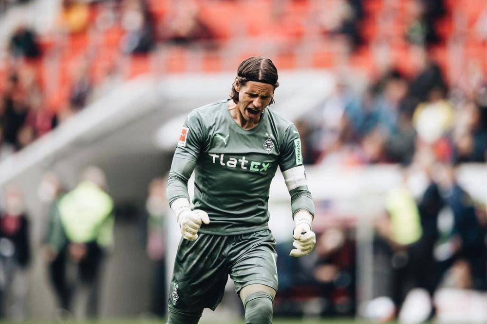 Selebrasi Yann Sommer saat berseragam Borussia Monchengladbach (instagram.com/ysommer1)