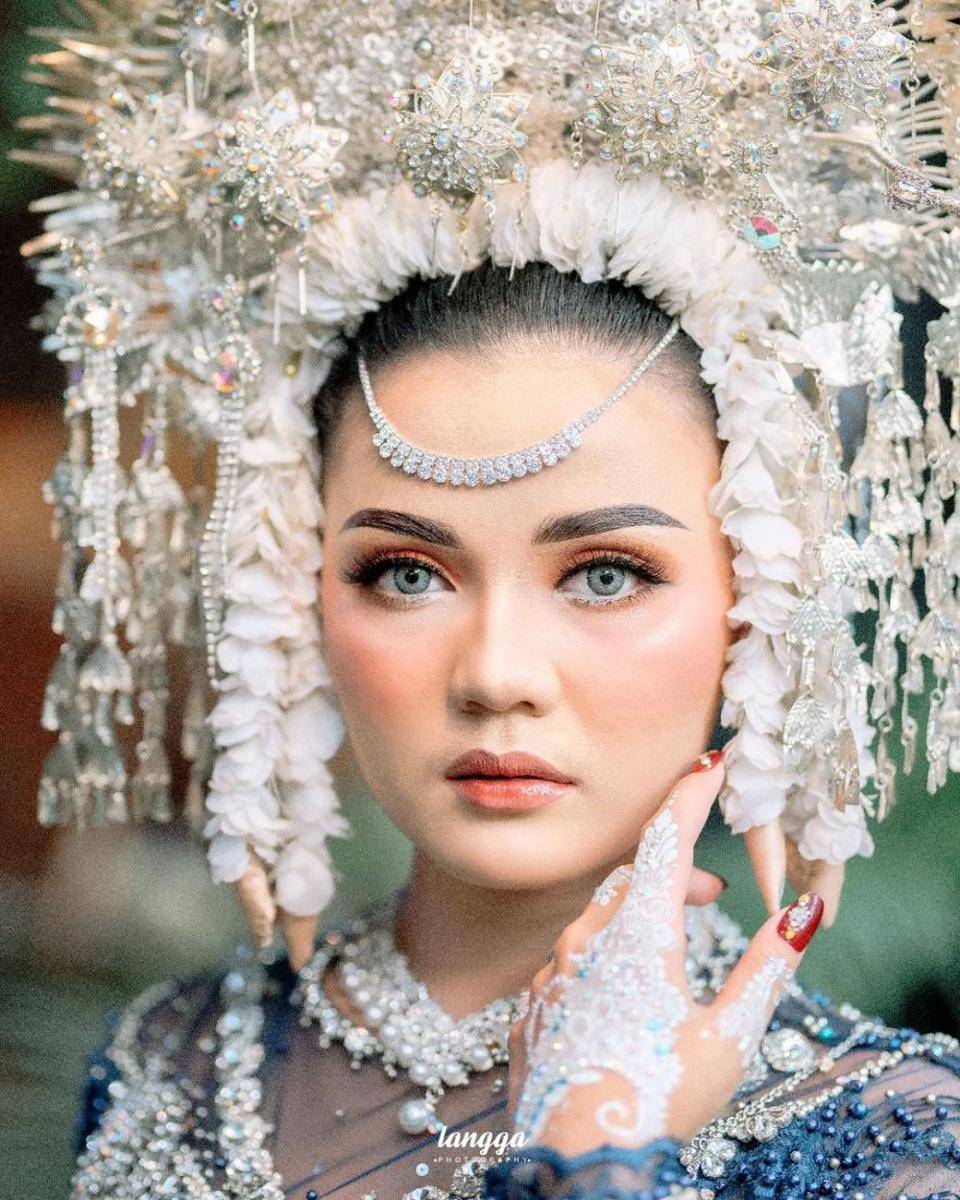 ilustrasi pengantin wanita Minangkabau (instagram.com/langga_photography)