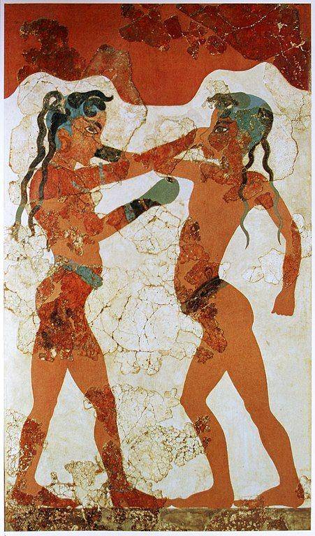 ilustrasi tinju Yunani Kuno (wikimedia.org)