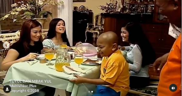 Ucil akan terlihat jika ia memakai baju. (Instagram.com/artis90an)