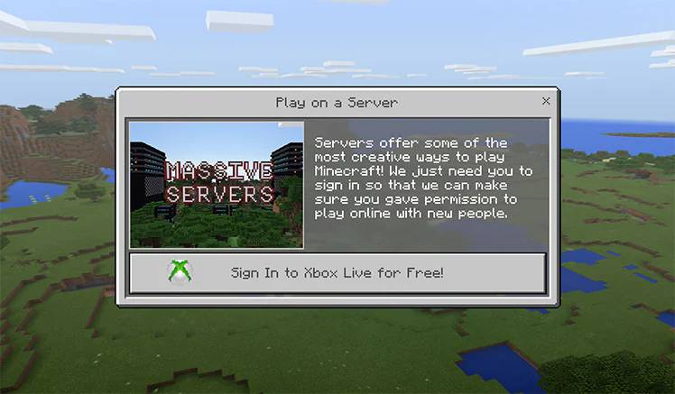 ilustrasi bermain di server Minecraft (minecraft.net)