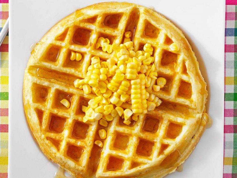 ilustrasi sweet corn waffle (tasteofhome.com)