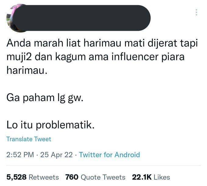 Kecaman netizen untuk Alshad (twitter.com/areajulid)
