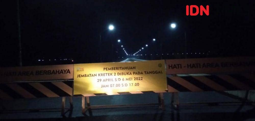 Jembatan Kretek 2 dibuka selama libur Lebaran (IDN Times/Daruwaskita)