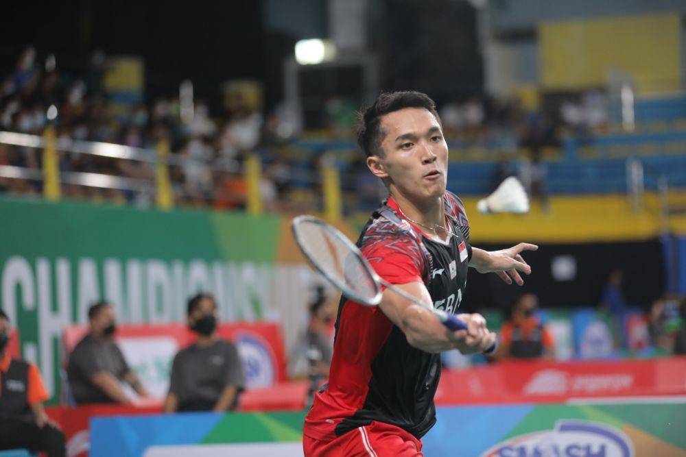 Jonatan Christie di Kejuaraan Bulu tangkis Asia 2022 (Dok.PP PBSI)