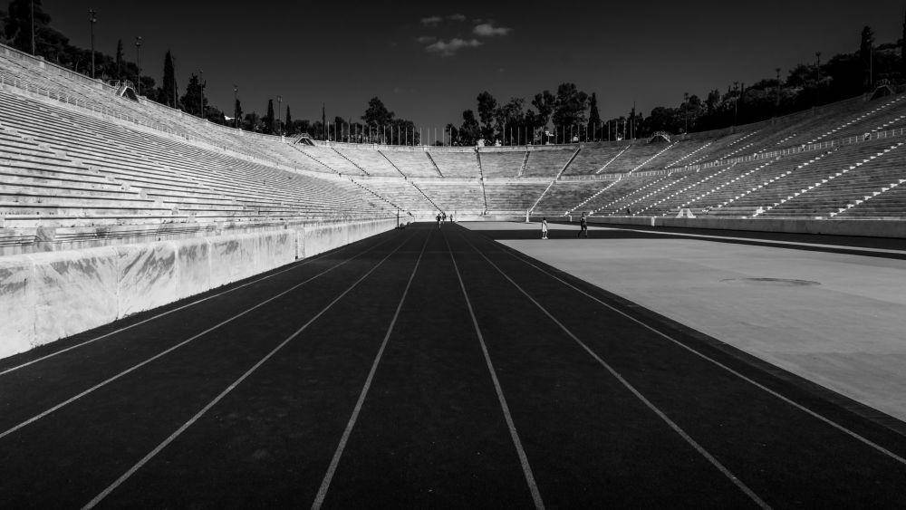 ilustrasi stadion dan olahraga Yunani Kuno (unsplash.com/Chris Karidis)