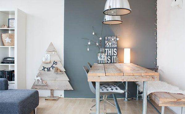 ilustrasi ruang makan Scandinavian (pinterest.com/Home Design Lover)