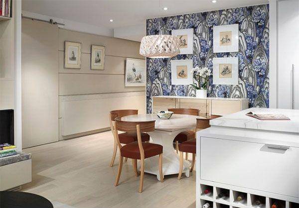 ilustrasi ruang makan Scandinavian (pinterest.com/Home Design Lover)