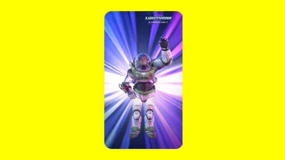 Lensa Buzz Lightyear di Snapchat (Dokumentasi Snap)