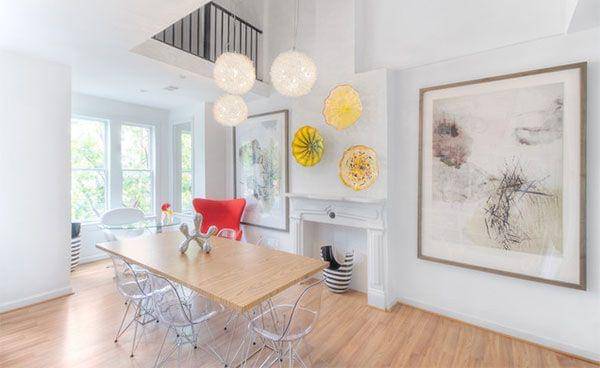 ilustrasi ruang makan Scandinavian (pinterest.com/Home Design Lover)