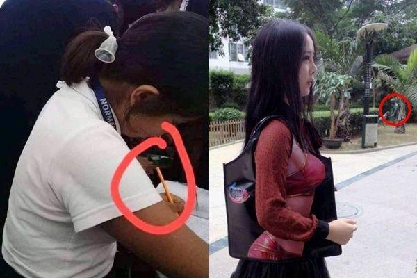 Jangan Fokus ke Lingkaran Merah, 10 Potret Ini Bikin Pikiran Ngeres