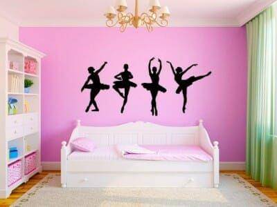Kamar tidur bertema hobi ballet (thatcreativefeeling.com)