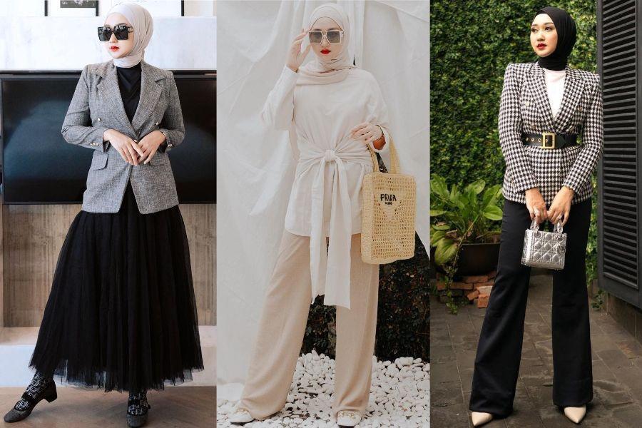 Terlihat Modis, Ini 9 Inspirasi Office Look ala Dian Pelangi