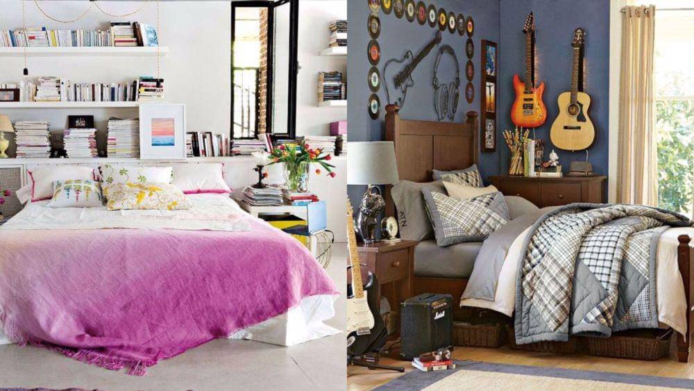 Kamar tidur bertema hobi (homedesignlover.com/homemydesign.com)