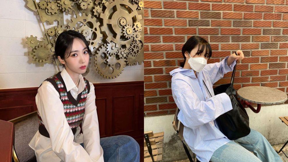 9 Inspirasi Padu Padan Kemeja ala SinB VIVIZ, Kasual dan Stylish