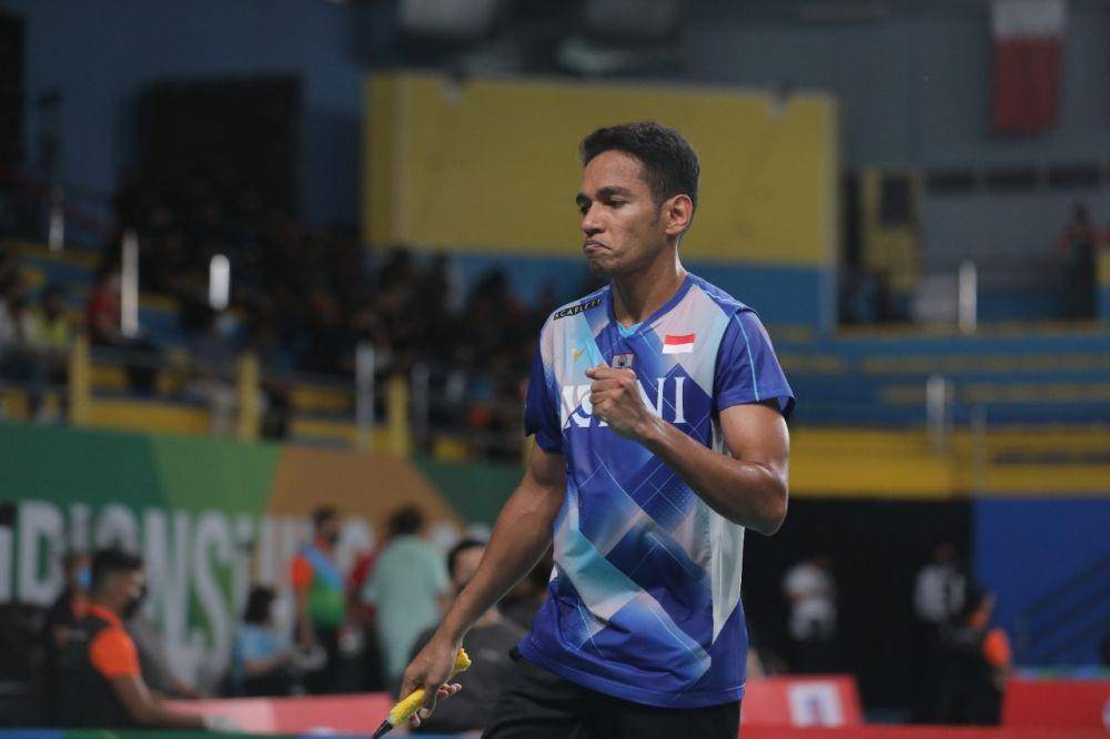 Chico Aura Dwi Wardoyo di Kejuaraan Bulu Tangkis Asia 2022 (Dok. PP PBSI)