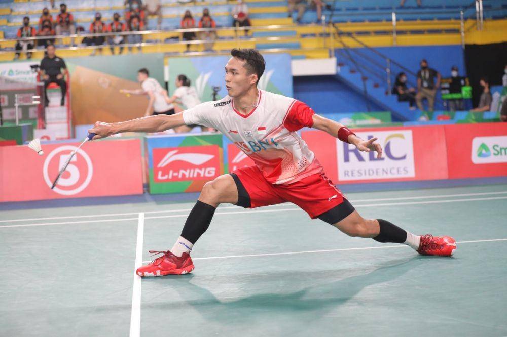 Jonatan Christie di Kejuaraan Bulu Tangkis Asia 2022 (Dok. PP PBSI)