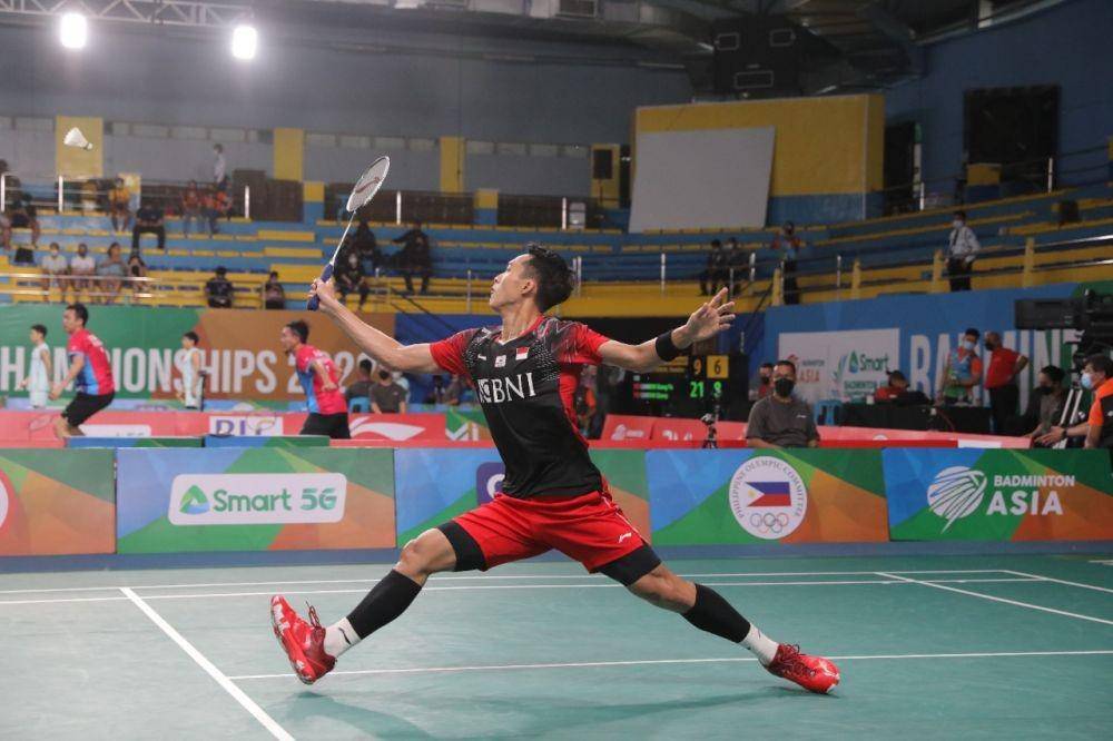 Jonatan Christie di Kejuaraan Bulu Tangkis Asia 2022 (Dok. PP PBSI)