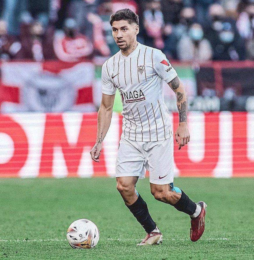 Gonzalo Montiel saat memperkuat Sevilla di LaLiga. (instagram.com/gonzalo_montiel29)