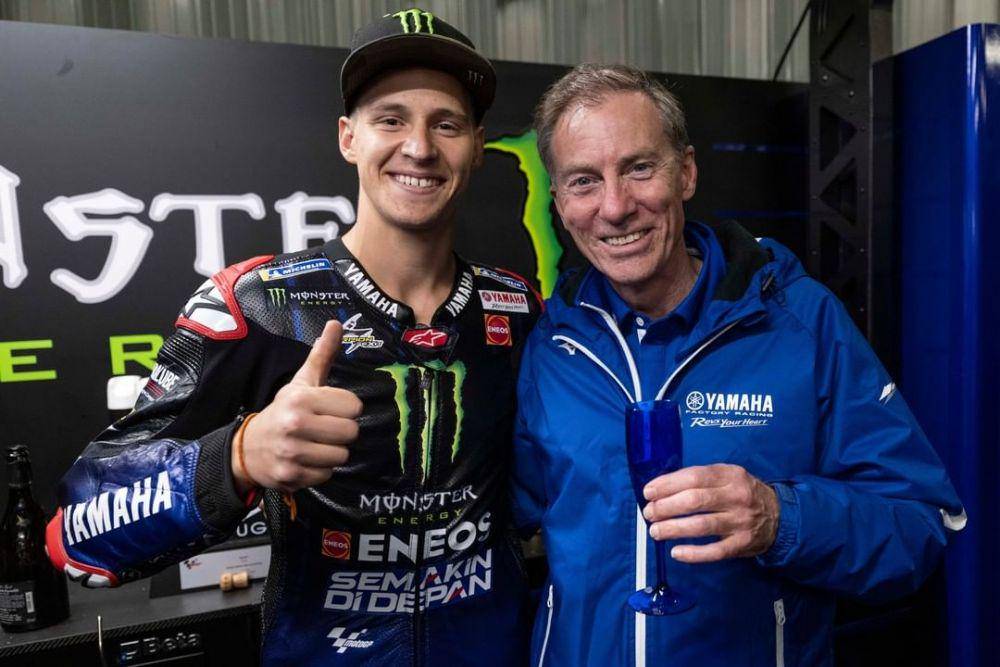 Fabio Quartararo dan Lin Jarvis (instagram.com/yamahamotogp)