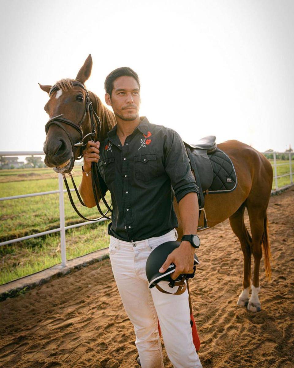 Momen Richard Kyle saat bermain polo berkuda. (instagram.com/richo_kyle)