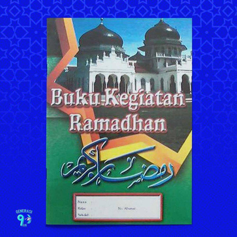 buku kegiatan ramadhan (instagram.com/generasi90an)