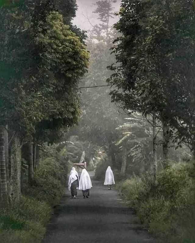suasana ke tempat shalat ied (instagram/anak90anpastitau)