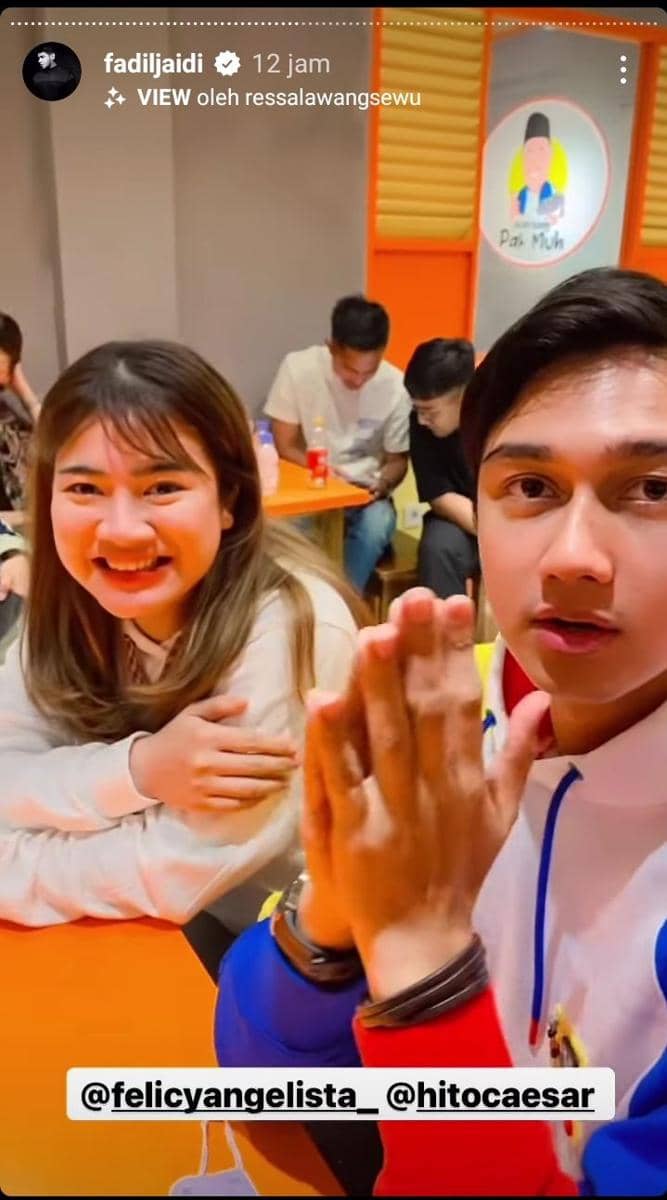 potret artis di grand opening Waroeng Pak Muh (instagram.com/fadiljaidi)