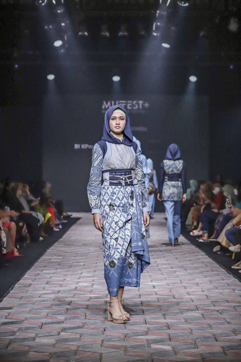 ilustrasi busana muslim modern ala Wignyo di MUFFEST+ 2022 (dok. Wignyo)