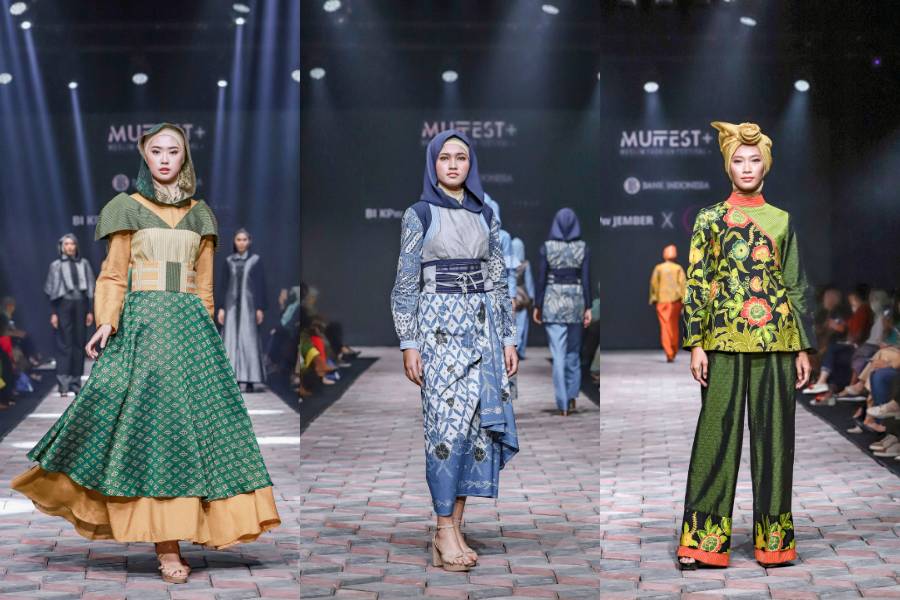 ilustrasi busana muslim modern ala Designer Wignyo di MUFFEST+ 2022 (dok. Wignyo)