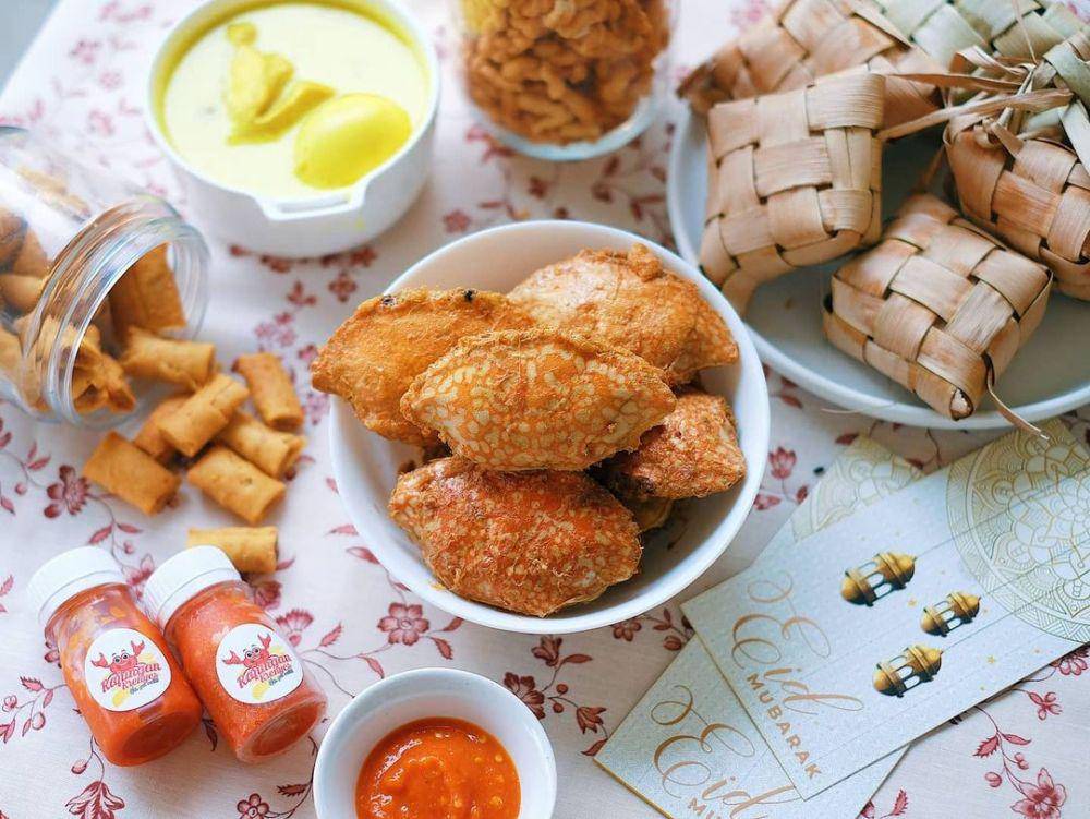 Potret menu lebaran (instagram.com/Rajungan.krenyes)