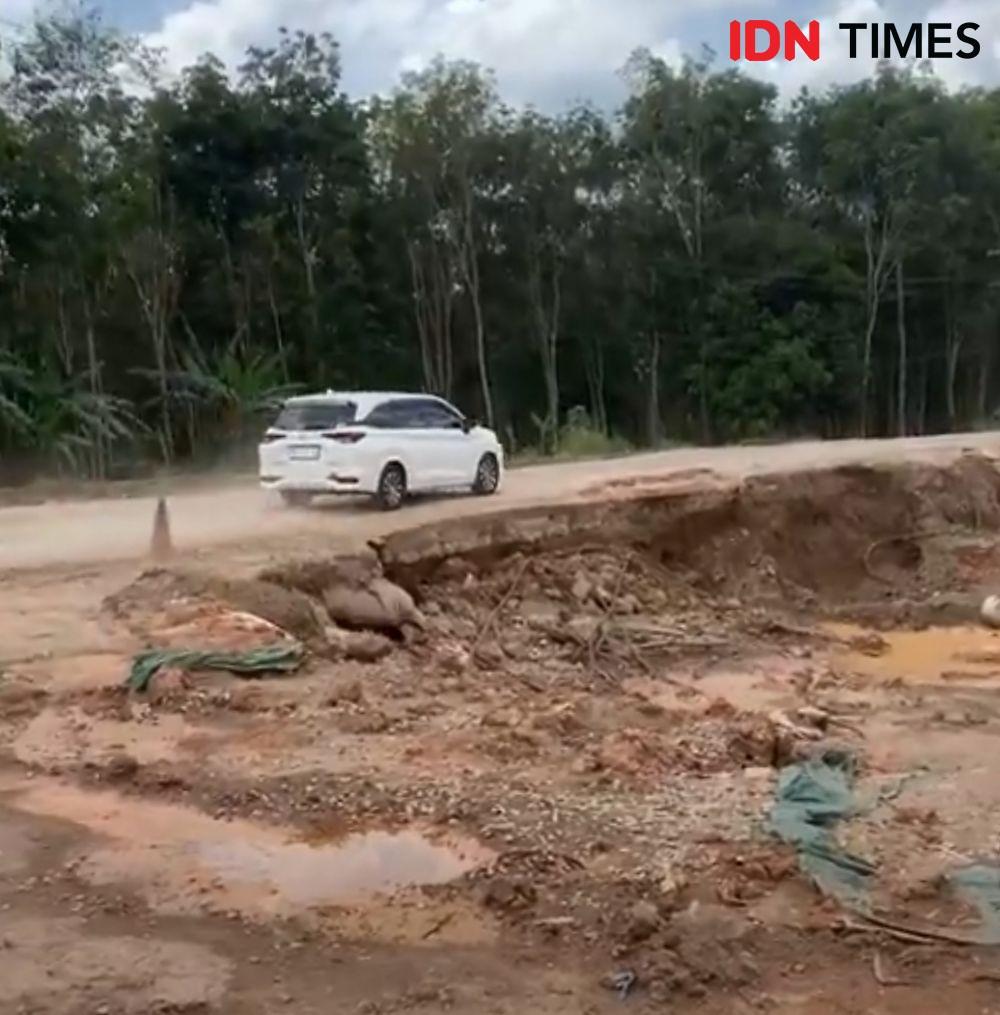 Jalinteng Sekayu-Lubuk Linggau Lengang, Pemudik Tetap Waspada Longsor