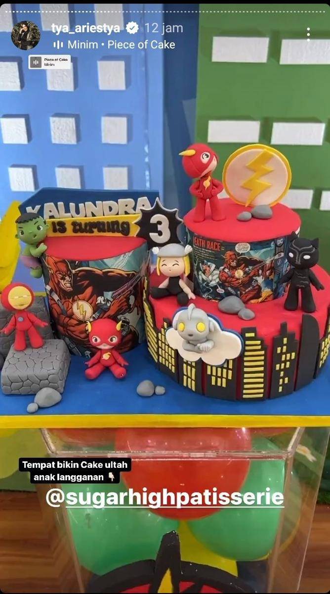 potret ulang tahun Kalundra anak Tya Ariestya (instagram.com/tya_ariestya)