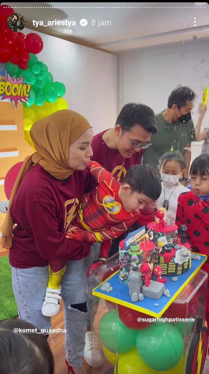 potret ulang tahun Kalundra anak Tya Ariestya (instagram.com/tya_ariestya)