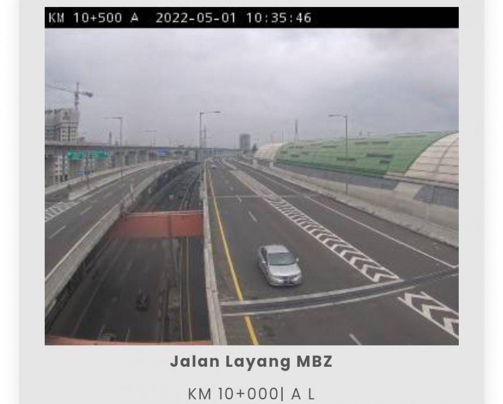 Kondisi Terkini Jalan Tol Layang Mohamed Bin Zayed (MBZ), Lancar!